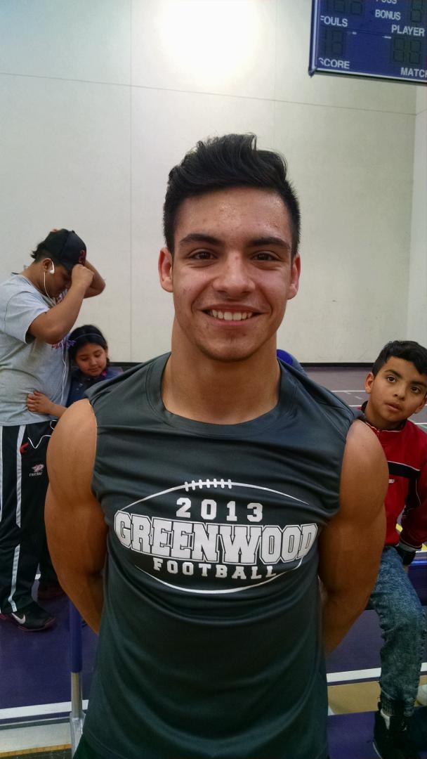 Gwoodathletics's tweet image. Dylan Rosado...fastest man at BD with a 4.51 electronic=4.37 hand held.#reallyfast