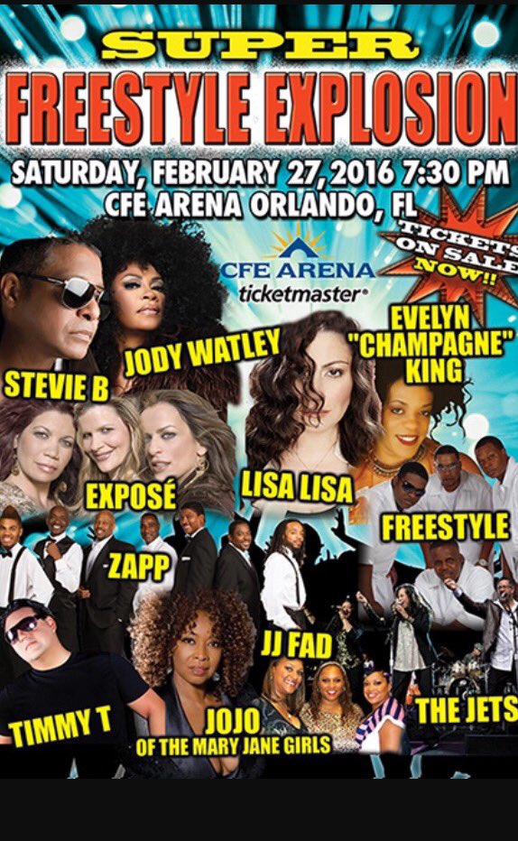 80sFreeStyle's tweet photo. Last night #Miami tonight #Orlando @steviebmusic @Expose_Online @LisaLisa77B @jetsband @therealtimmyt @jjfad 🎤🎶❤️💯 https://t.co/hgu57B8wGB