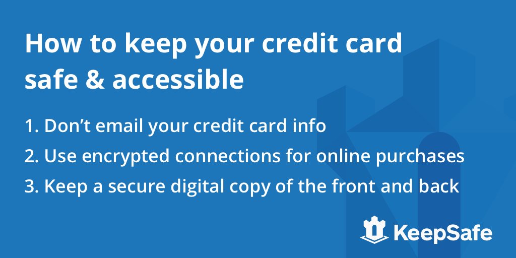 keepsafe's tweet photo. Take control of your online credit card and financial info
#lockfiles
https://t.co/rGlVcgUvtv https://t.co/JSmWbX6vKH