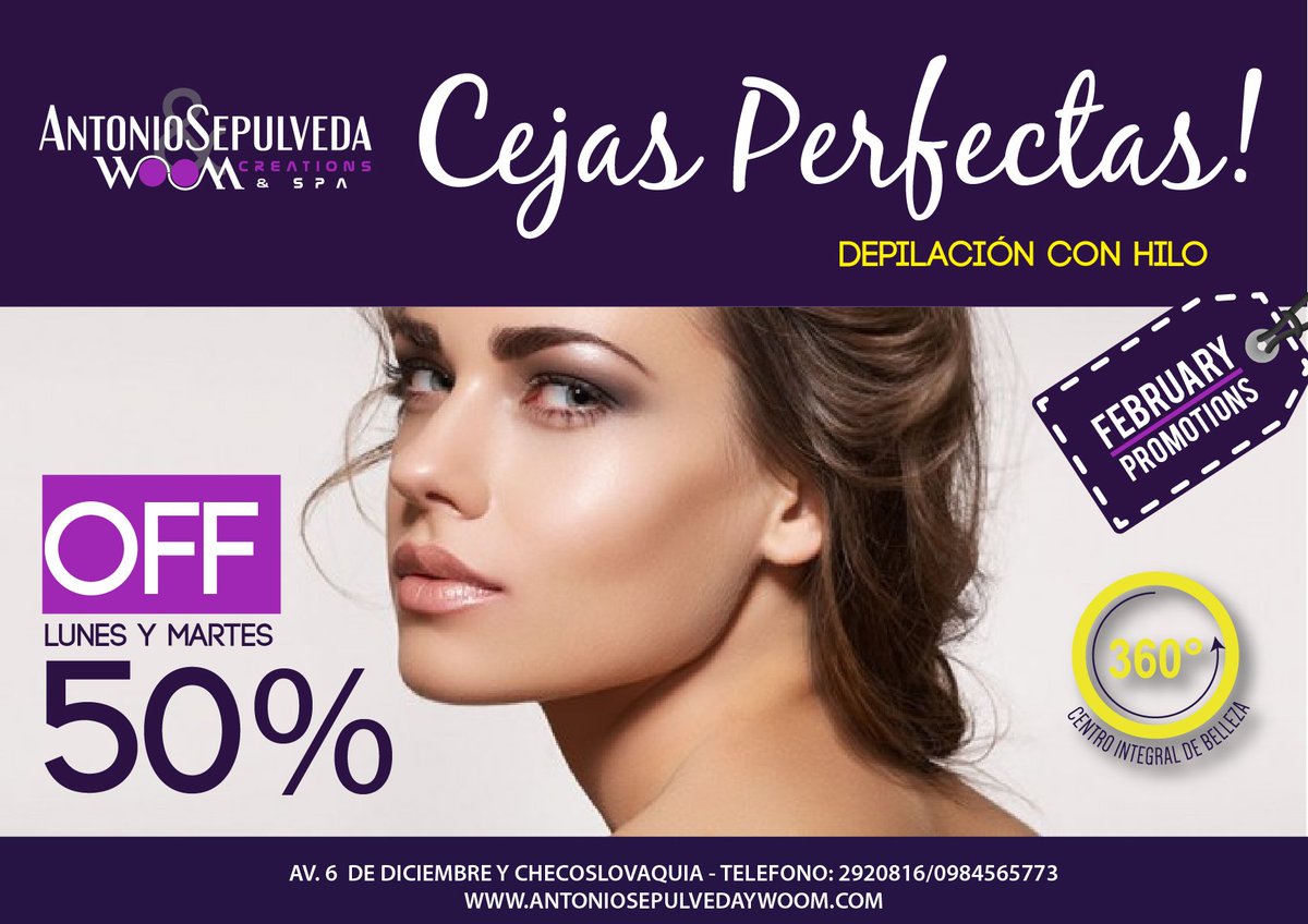 Reserva ya tu cita para este lunes y martes con el 50% de descuento en depilaciones con Hilo! #Woom
