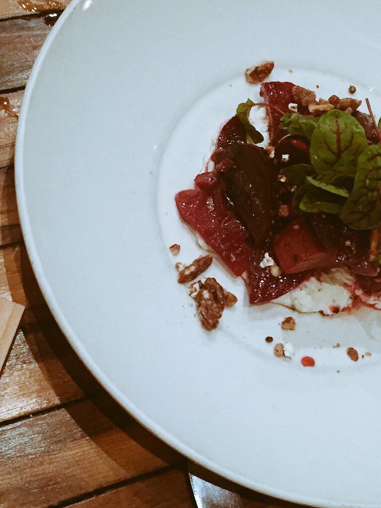 nomadyard's tweet photo. bc brunch // the roasted beet salad is our fav! srsly! @MuleboneDC #bestofdc #dceats #nomadyard https://t.co/TLJFTEB61L