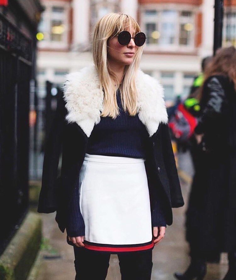 taglyapp's tweet photo. Spotted: Kerry Bazaar outside of #LFW wearing @KREWEduoptic. See more on everything fashion on #TaglyApp #ComingSoon https://t.co/7IXy95qZ54