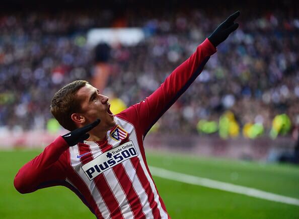 AntoGriezmann's tweet photo. Un derby no se juega, se GANA! 

Gran esfuerzo del equipo, del cuerpo medico, de los utilleros y del cuerpo técnico. https://t.co/rN7weqCyWC