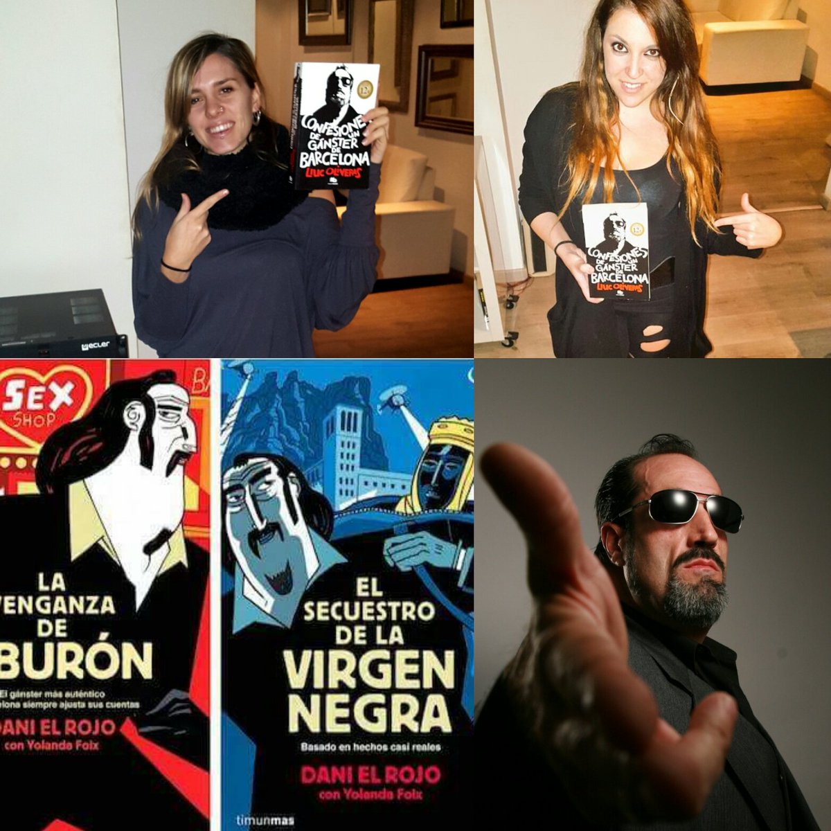 millonariorojo's tweet photo. Para un fin de semana lluvioso leer #ConfesionesdeunGansterdeBarcelona y las aventuras de #HugoTiburon #LeerEsSexi https://t.co/2ihCHiOajq