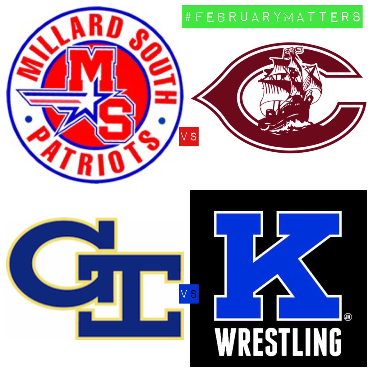 NEUSAWrestling's tweet photo. 2016 State Duals Class A Semifinals.
Who will advance to the finals?
#FebruaryMatters https://t.co/oe3w8m64y8