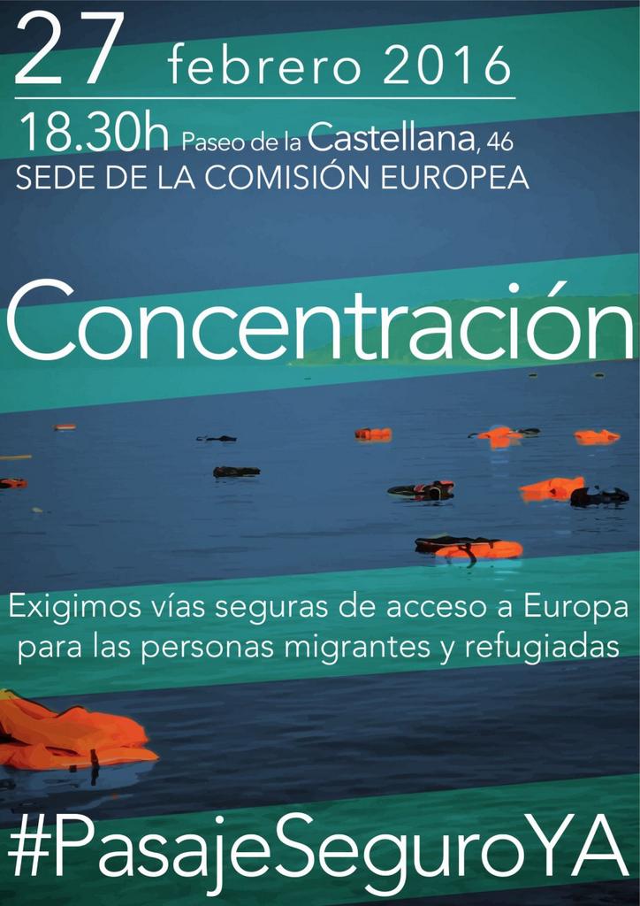 Refugee_Care's tweet photo. Buena respuesta en la concentración de Madrid #PasajeSeguro #27FPasajeSeguro #PasajeSeguroYA https://t.co/r1DeXqKTgw