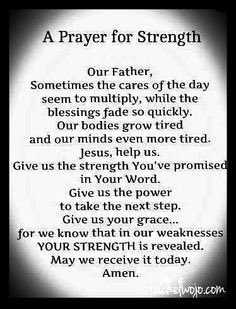 #prayerforstrength