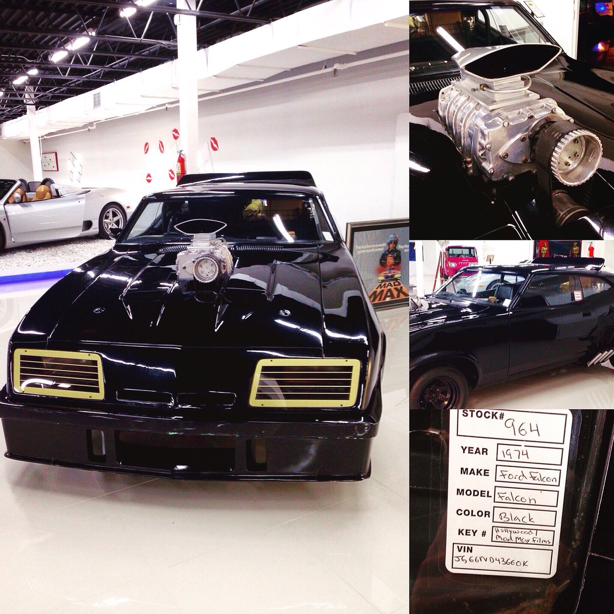 ItsHarryHew's tweet photo. "The last of the V8 Interceptors" #madmax #MadMaxFuryRoad #miamiautomuseum #Miami #cars https://t.co/MJuLJUJ8dJ