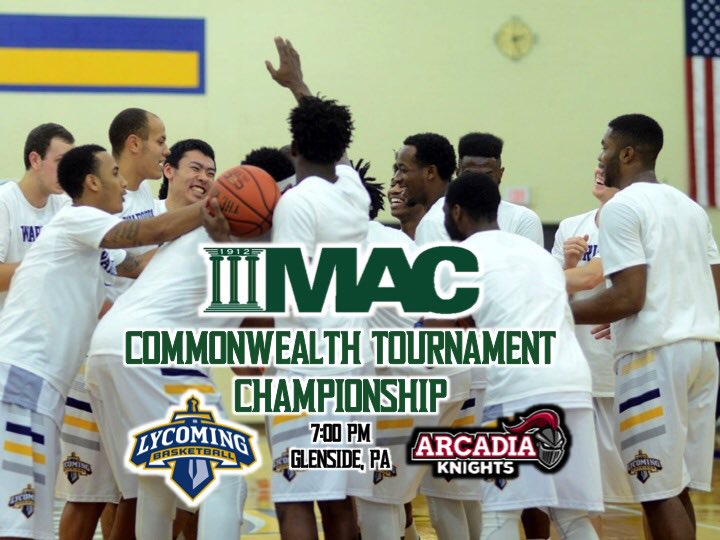 LycomingHoops's tweet photo. Our guys have battled through a lot this year to get here 💪! MAC Championship tonight 🏀🏆🔥❗️ #LetsGoLyco #LycoHoops https://t.co/zAetQJhD5w
