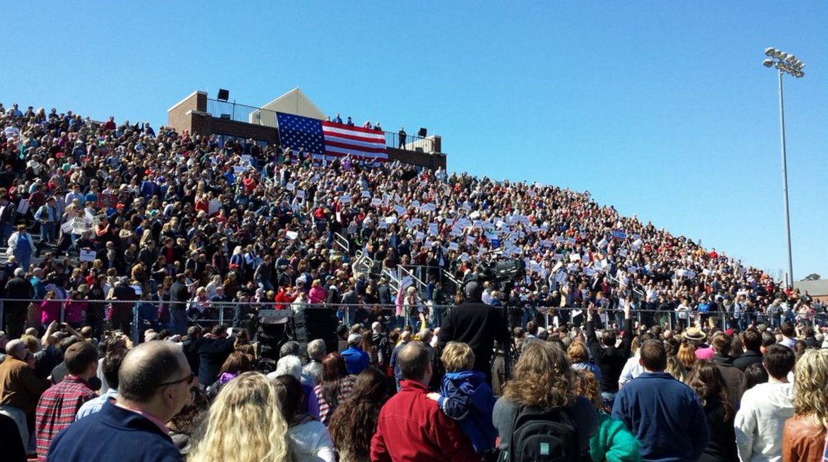 cabot_phillips's tweet photo. 7,000 strong in Georgia. #Marcomentum is real. https://t.co/iV0A41qSYn