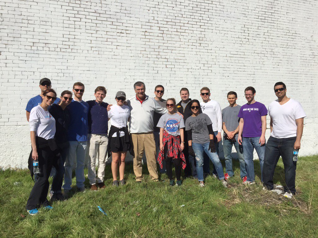 smupride's tweet photo. @TRECDallas Young Guns doing big things in South Dallas with Mayor @Mike_Rawlings and his @GrowSouth Initiative! https://t.co/8uCctYLsuO