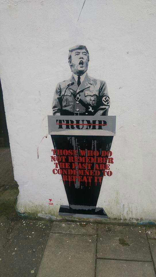 craigstone_'s tweet photo. Meanwhile, in Bristol... #trump #uspolitics https://t.co/AhoLo2qGbq