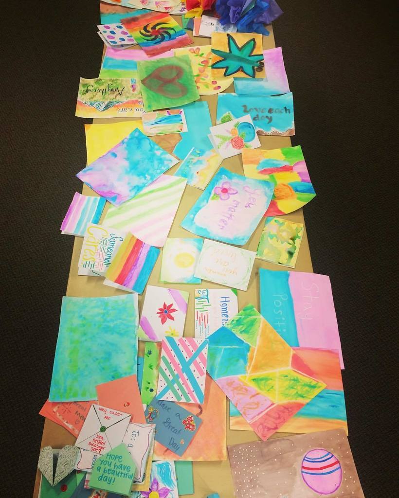 CUPDXOSL's tweet photo. Beautiful placemats made for guests at @join_pdx today during Random Acts of Kindness Day #cupdx #cupdxosl #randoma… https://t.co/uYYgex8jf8