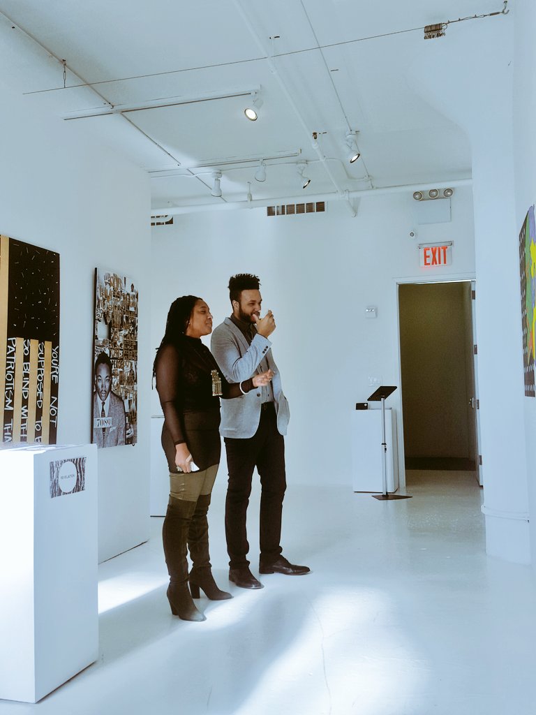 TheCultureLP's tweet photo. 🎨 @sr_imani + @OBSGCollective founder, @RodneyHazard. 

#BlackHistoryMonth https://t.co/glS2nBK3AM