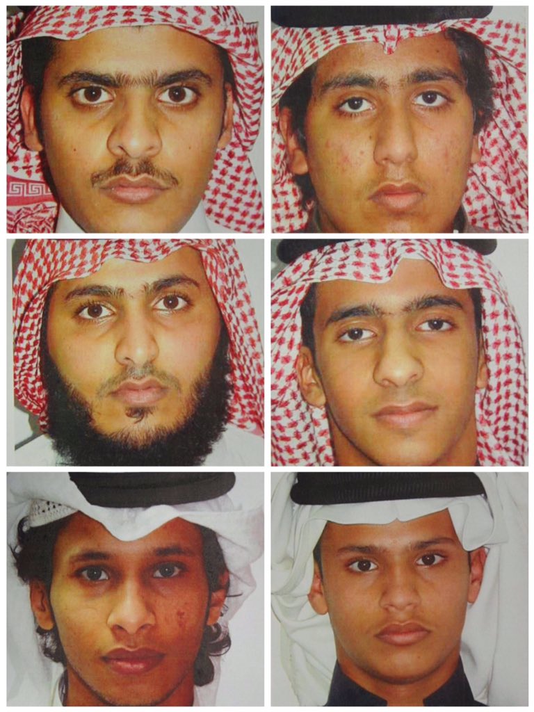 HashKSA's tweet photo. المطلوبين في حادثة الغدر برجل الأمن "الرشيدي"، والداخلية تطلب الإبلاغ عن أي معلومات عنهم. 
#استشهاد_بدر_حمدي_الرشيدي https://t.co/2FgV7IOuoZ