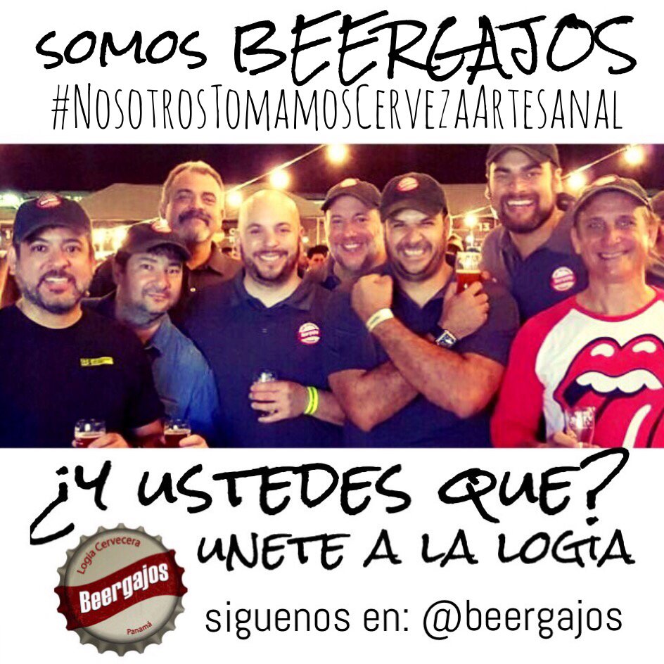 somos BEERGAJOS
#NosotosTomamosCervezaArtesanal
¿y USTEDES QUE?
unete a la LOGIA
#beergajos #mbf2016