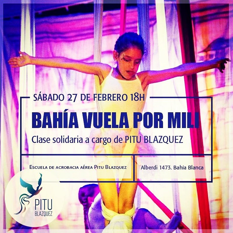 PituBlazquez's tweet photo. Los espero a todos hoy 18 hs en alberdi 1473 Bahia Blanca #BahiaVuelaPorMili a volaaaaarrrrr!! :) https://t.co/WwKqE3xmfw