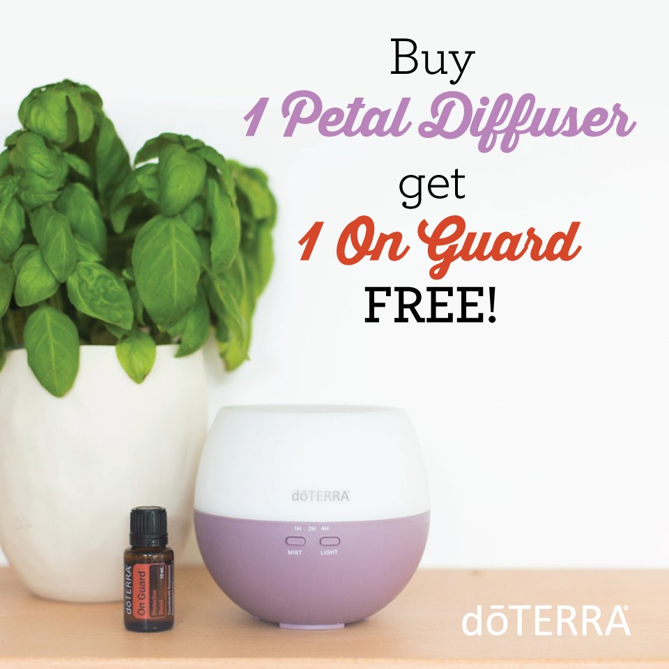 OLiOEssentials's tweet photo. Buy #doTERRA #Petal #Diffuser get #OnGuard #EssentialOil FREE!!
https://t.co/KR5JbJgcqV
#BOGO #OLiOEssentials https://t.co/ig3MrR2rkj