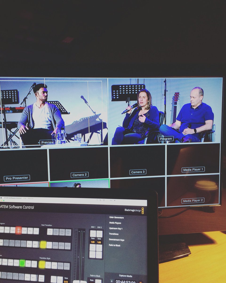 chromachurch's tweet photo. View from the media desk tonight. Saturday's are going to be so much fun.... https://t.co/VTK2Mbi7u4