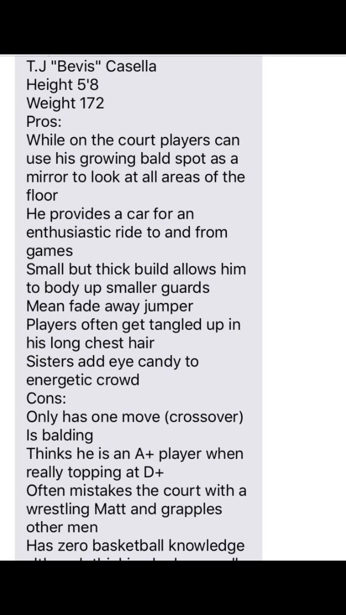 StCletusGold's tweet photo. TJ "Beavis" Casella #playerprofile https://t.co/TSQft7StO0