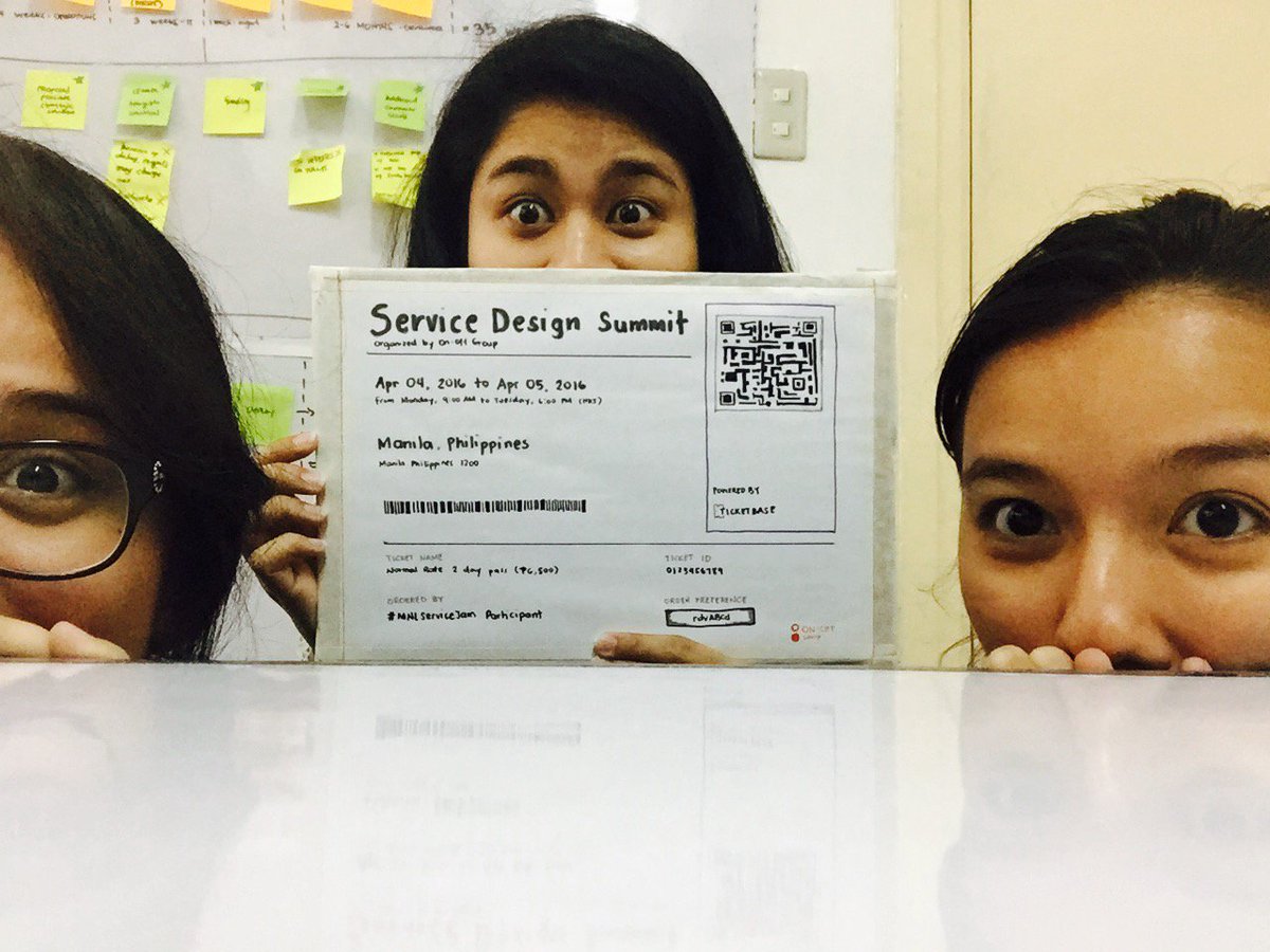 We're giving one Complimentary Service Design Summit Ticket to a lucky Jammer! #MNLServiceJam #GSJam #ServiceDesign