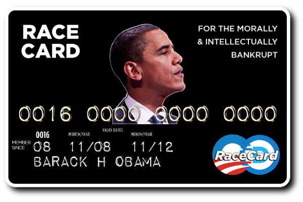 Image result for obamas race card