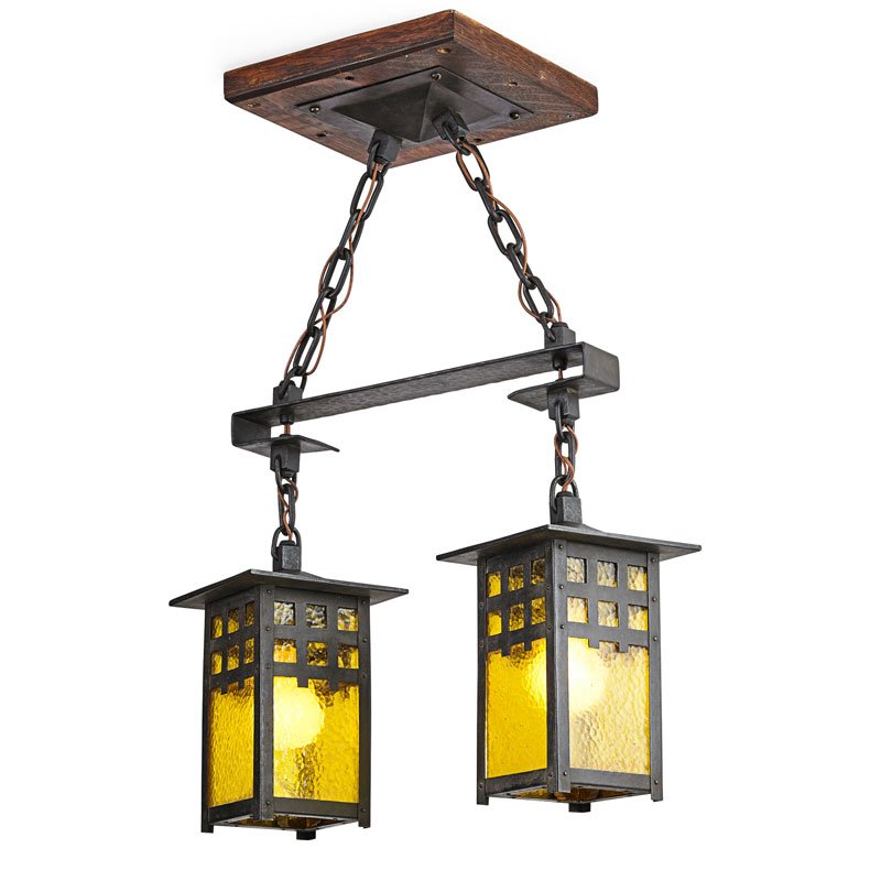 Impressive showing from #GustavStickley lighting fixtures in today's auctions. Pictured; Lot 409. Sell price $20K.