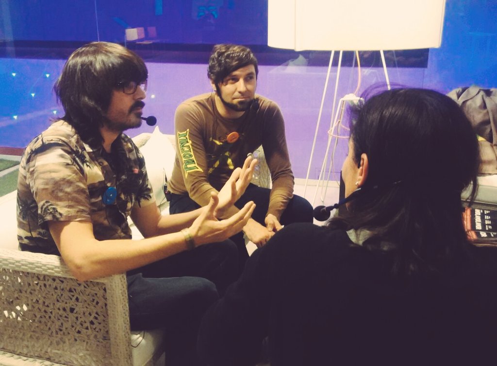 ipop_radio's tweet photo. Un #trimono se ha escapado para hablar de música y animación en @Animac_Lleida #animac2016 #animacipop https://t.co/dnCVmJJW02