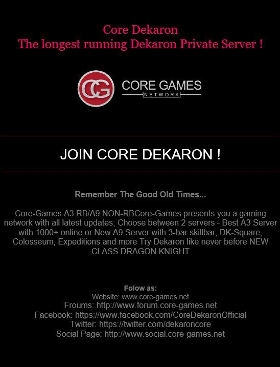DekaronCore's tweet photo. Welcome to all old and new Core Gamers !!! https://t.co/EusoOwoaqh