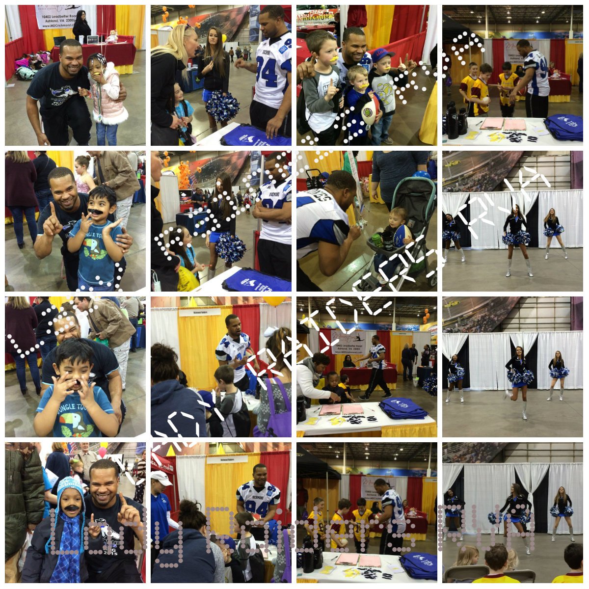 RICRaiders's tweet photo. #LadyRaidersVA and #RichmondRaiders at the #KidsExpo today.   So much #fun! https://t.co/5v5qXbsVTI
