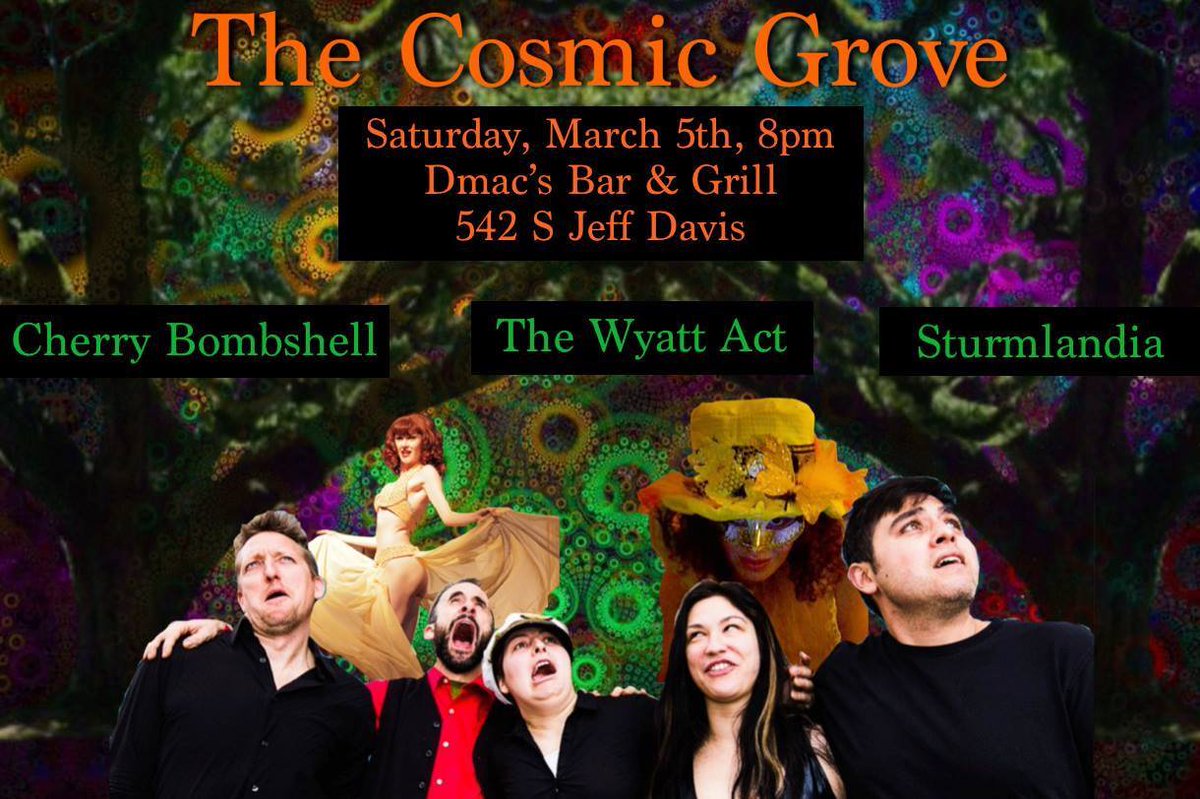 We're going on #tour to New Orleans! #slamrock #NOLA #music #sturmlandia #brainmusic #noggin #SF #band