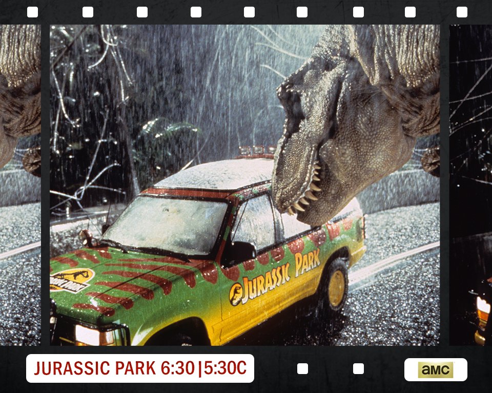 AMC_TV's tweet photo. Get some curbside takeout and watch #JurassicPark at 6:30|5:30c on #AMC. https://t.co/lFp00hm3Kj