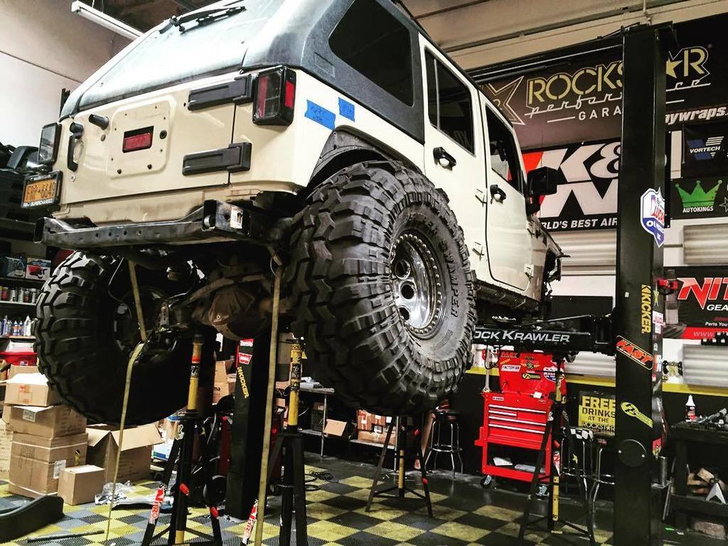 Rockstar_Garage's tweet photo. Starting project #ironhyde today... What's the best size tire? These are a 43"... #RockstarGarage #moaborbust https://t.co/WRqqd1BOHU
