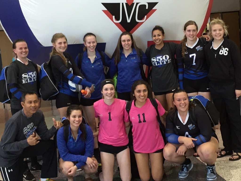 Congrats ladies! Went undefeated today in Tampa! #volleyball #850Elite
