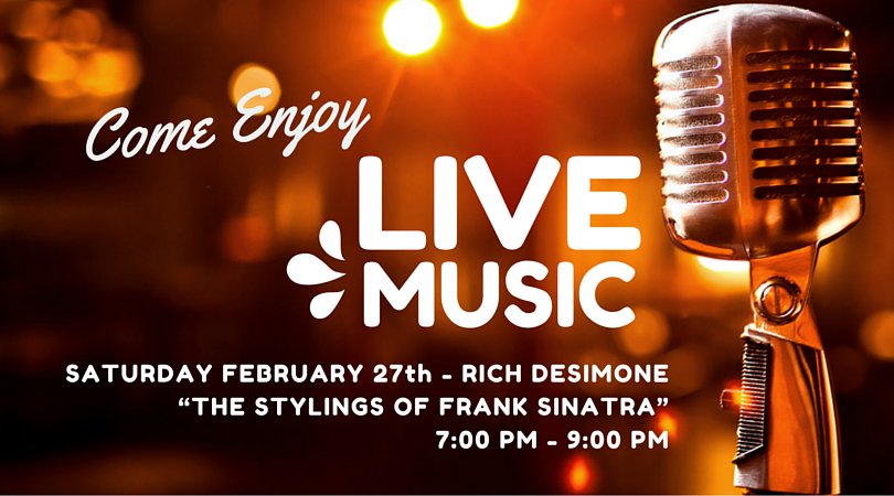 Don't miss out - Rich DeSimone will be at Milito's TONIGHT from 7-9pm!