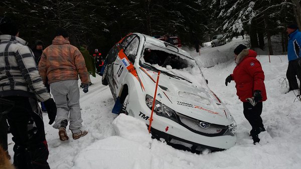 OpensTightens's tweet photo. .@RalliSM @SMVaakunaRalli Troubles for #ToshiArai's son on SS3 @PhilHallRally
Pics @juusojalovaara @KariNuutinen https://t.co/CMCiIUr4Uz