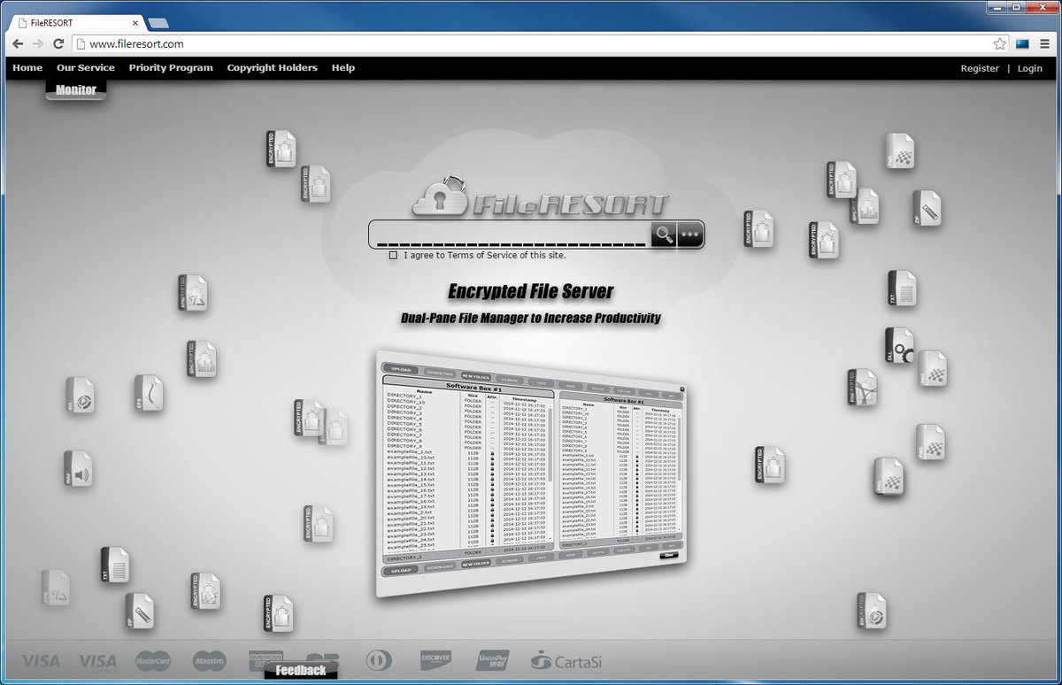 FileResort's tweet image. @FileResort - excellent tool to securely upload, deliver, and keep your files online in encrypted form.