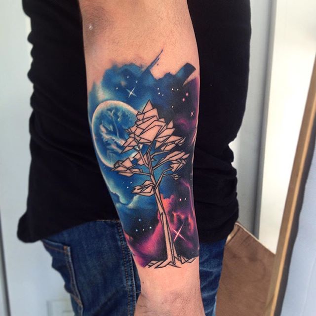 61 Earth Shattering Space Tattoo Designs Will Undoubtedly Make You Look  Fantastic  Psycho Tats