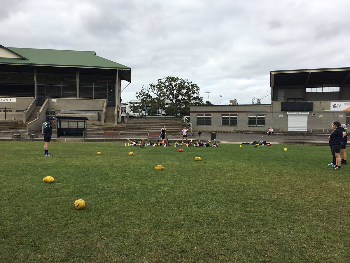 Great morning to get on board with girls footy #bjfc