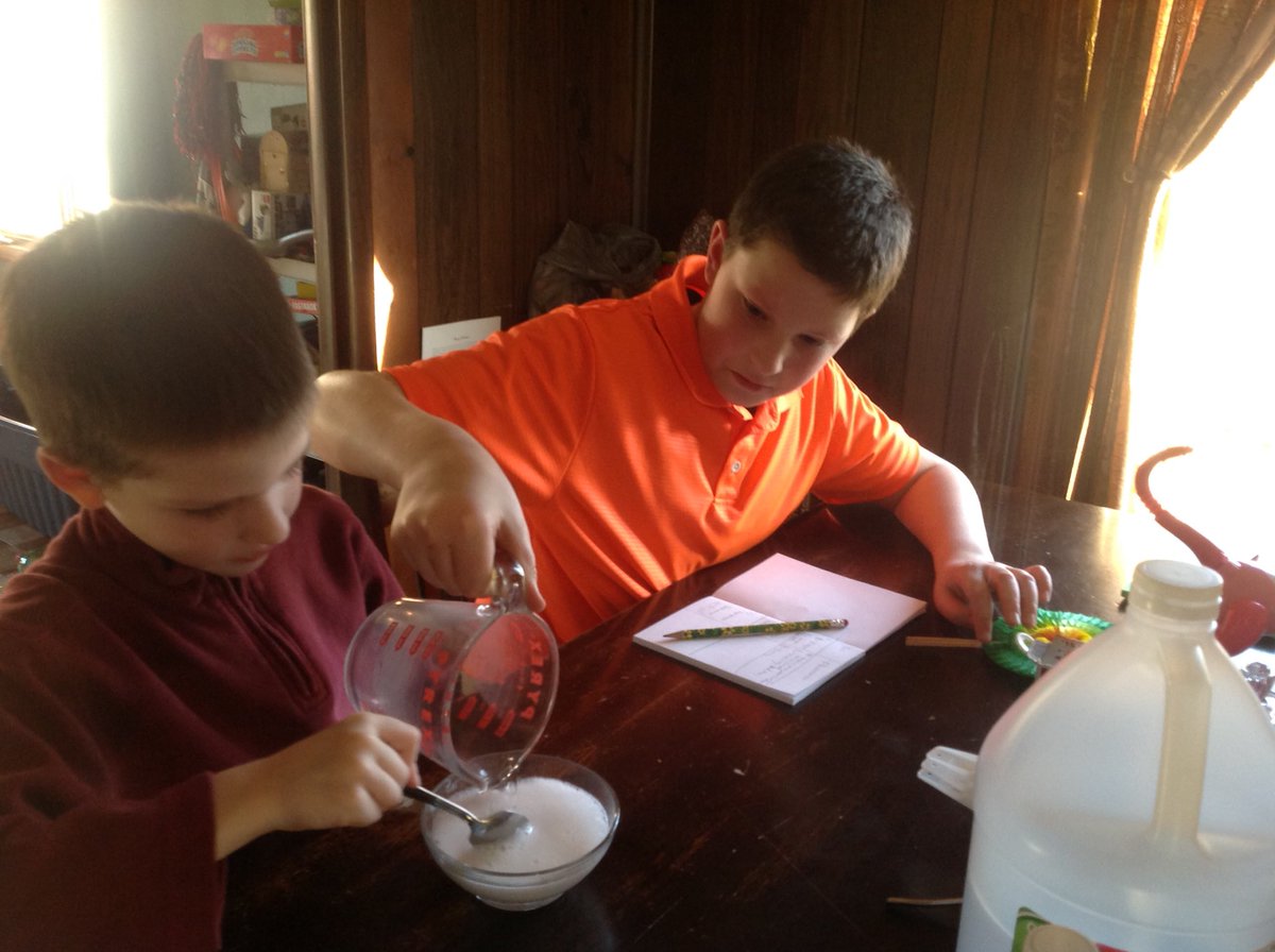 JosephMink's tweet photo. Science Saturday at the mink house, variables! https://t.co/2JYrWYHWQ3