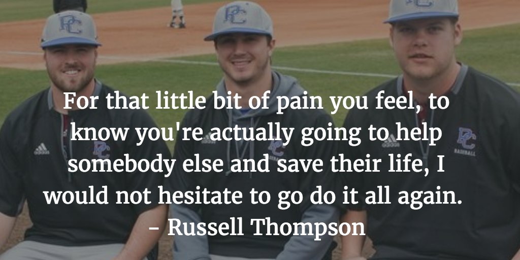 GreenvilleNews's tweet photo. 3 @BlueHoseSports pitchers identified as bone marrow matches to strangers fighting cancer https://t.co/1FqH4vHi3T https://t.co/DdxZGm2fqC