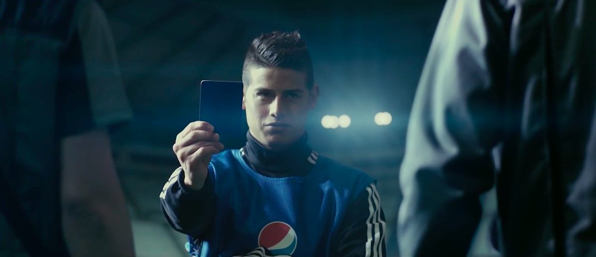 Col_Footballers's tweet photo. James Rodríguez protagoniza último comercial de Pepsi: https://t.co/cYqTvQaOdB  #CF #JamesRodriguez #Pepsi https://t.co/OSdXJLnq1D