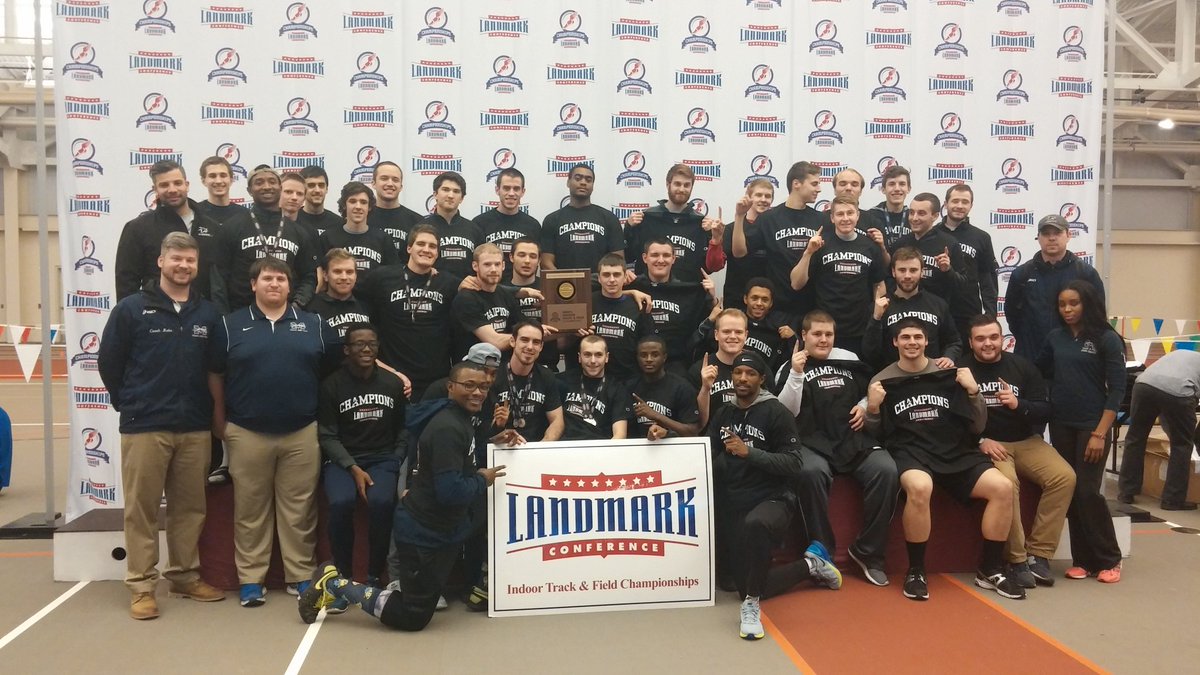 LandmarkConf's tweet photo. Congrats to @MoravianCollege on winning the 2016 Landmark Men's Indoor T&amp;F Championships today! @MCGreyhounds https://t.co/DNxPYT3q7d