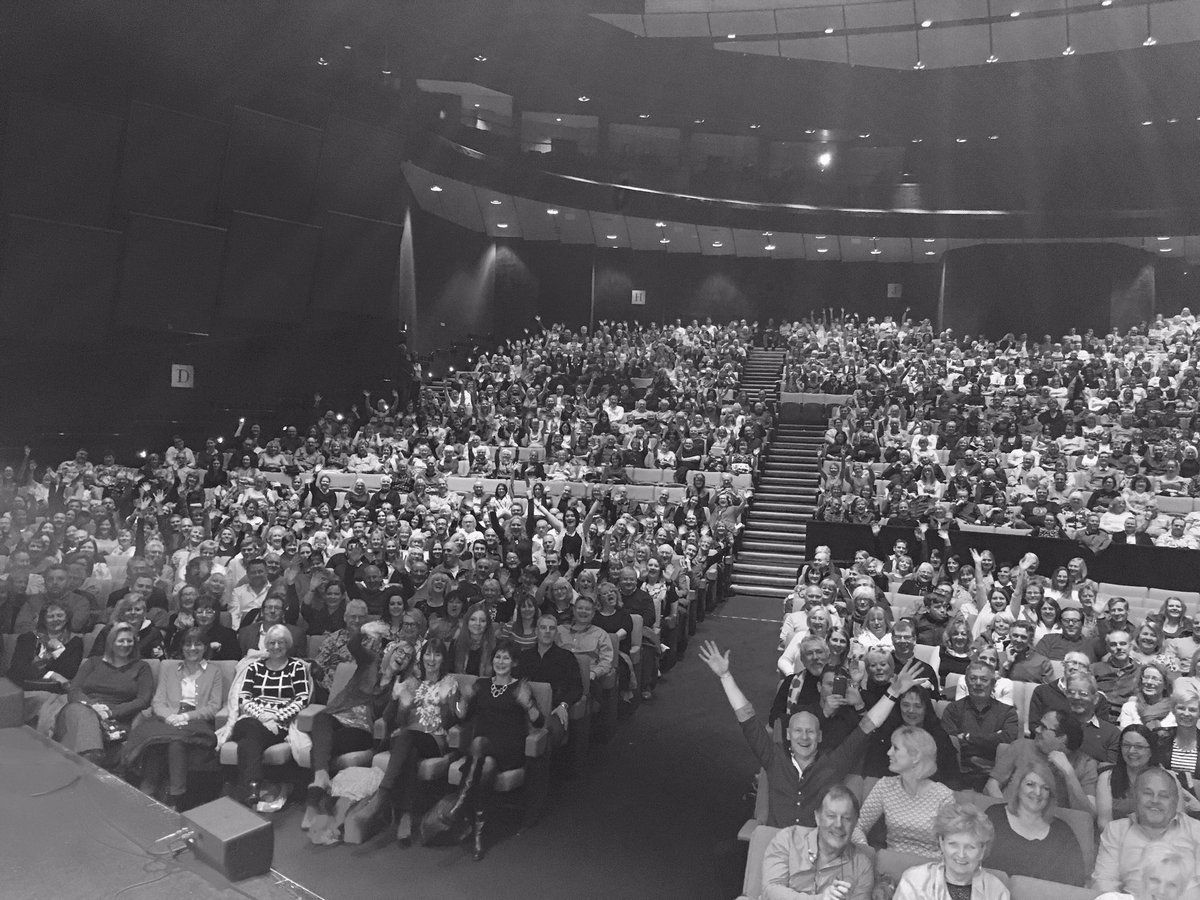 Busy evening . Thanks to all who came along to Harrogate . 2 nights in York next . J