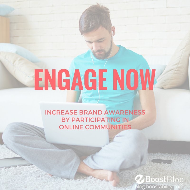 MyBoostSite's tweet image. Engage with your customers by participating in #onlinecommunities. bit.ly/OrganicSocialM…