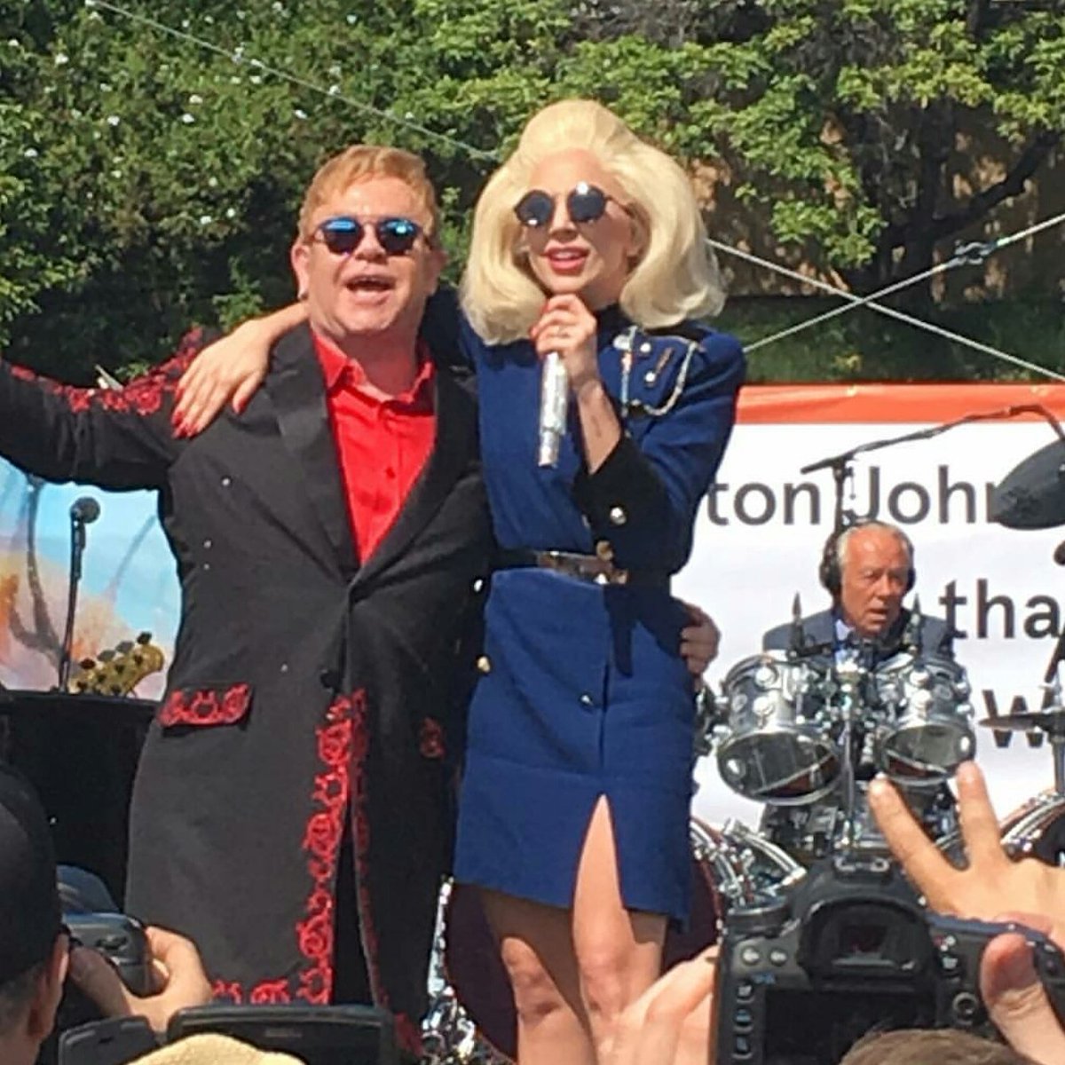 A good day in the Wood #hollywood #sireltonjohn #gaga