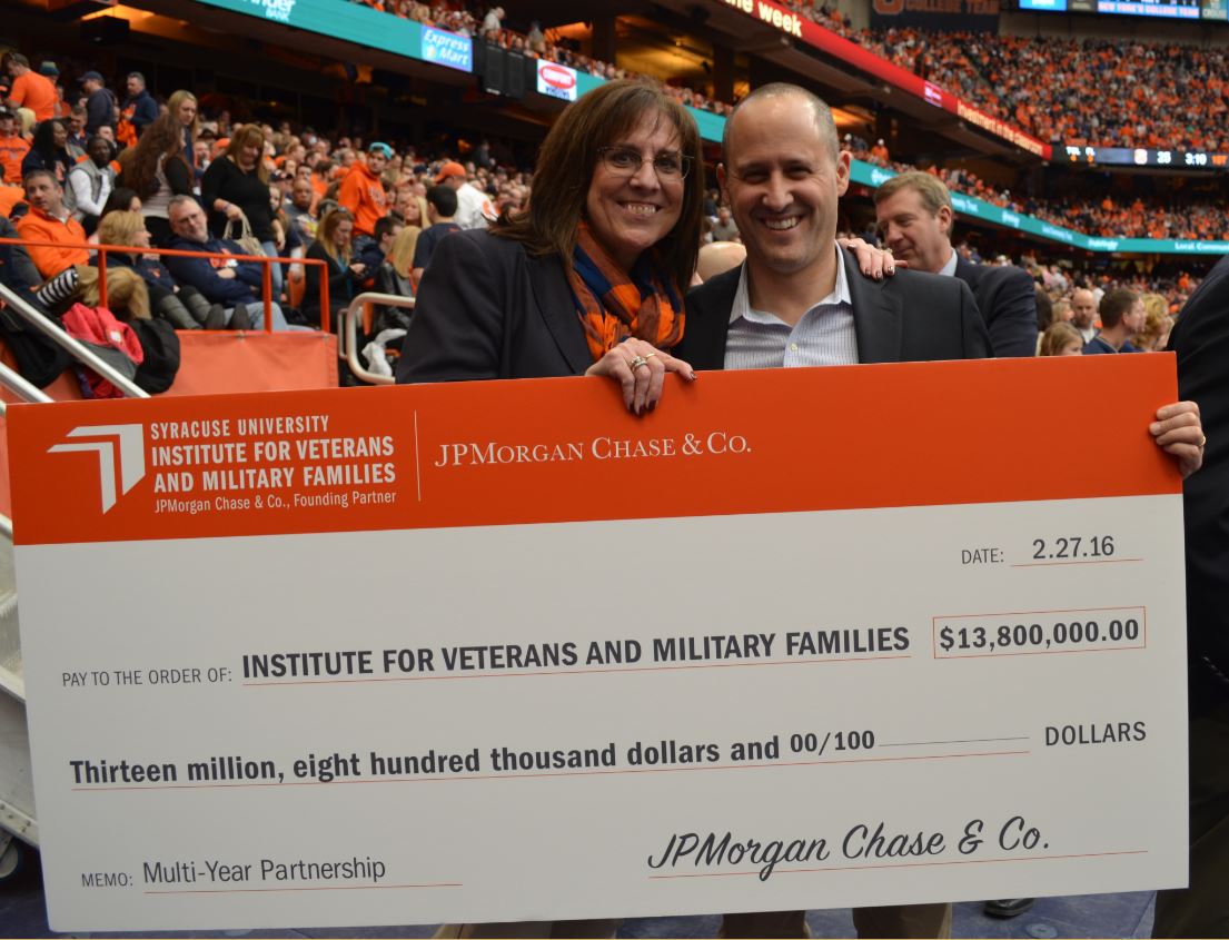 IVMF at Syracuse University (@ivmfsyracuseu) on Twitter photo Chief Operating Officers Matt Zames <a href="/jpmorgan/">J.P. Morgan</a> @chase & Maureen Casey <a href="/IVMFSyracuseU/">IVMF at Syracuse University</a> celebrate $13.8 mil partnership Chief Operating Officers Matt Zames <a href="/jpmorgan/">J.P. Morgan</a> @chase & Maureen Casey <a href="/IVMFSyracuseU/">IVMF at Syracuse University</a> celebrate $13.8 mil partnership
