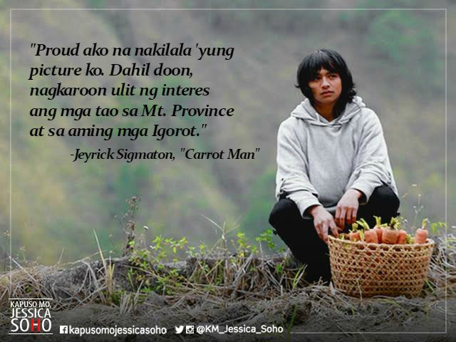 KM_Jessica_Soho's tweet photo. Ang ekslusibong panayam ng #KMJS11 tungkol kay #CarrotMan, antabayanan na ngayong Linggo! https://t.co/Y5PdKp1bmM