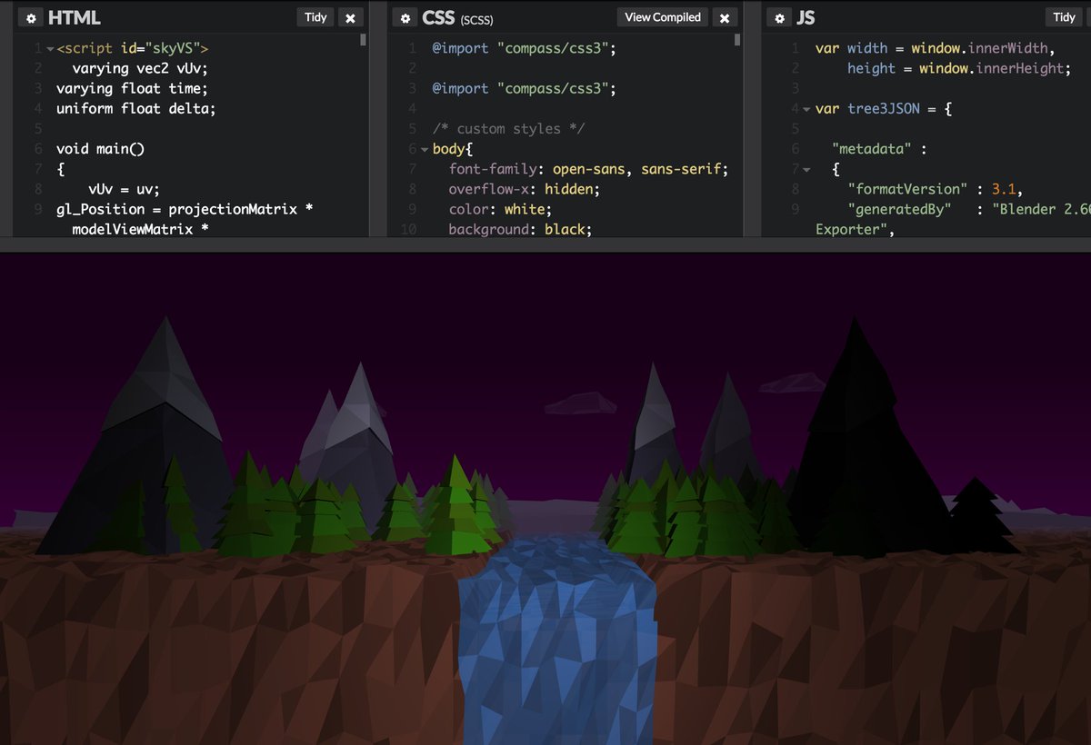 Mybridge's tweet image. Making of Great Waterfall Website in #CSS and #JavaScript. Courtesy of @cjgammon bit.ly/1pgqaQb