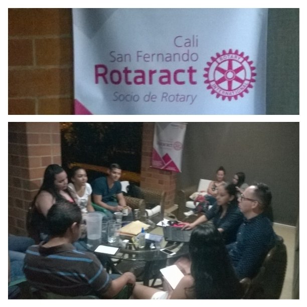 Revisión de estatutos y reglamento con nuestros socios del club Rotaract Cali San Fernando. #Rotary